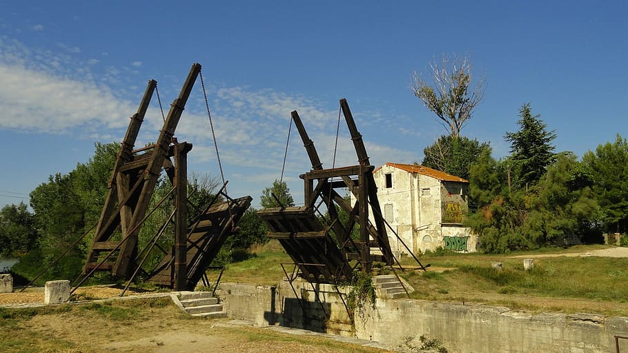 arles, Francie, van gogh, padací most, provence, infrastruktura