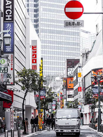 white, mazda titan truck, running, road, architecture, building, infrastructure, skyscraper, tower, city, urban