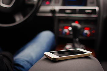 iphone 5, 5s, iPhone 5S, Mobil, emas, iphone, Interior kendaraan, dasbor, transportasi, Kendaraan darat, mengemudi