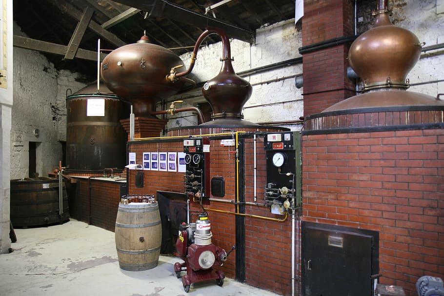 cognac, production, france, french, vintage, warehouse, brewery, equipment, factory