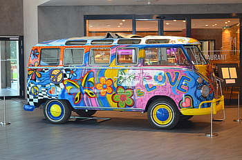 vw bus, vw bulli, samba bus, volkswagen, auto, hippie, oldtimer