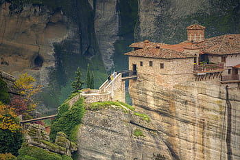 meteora, Grecia, rocce, roccia, paesaggio, turismo, viaggio, montagne