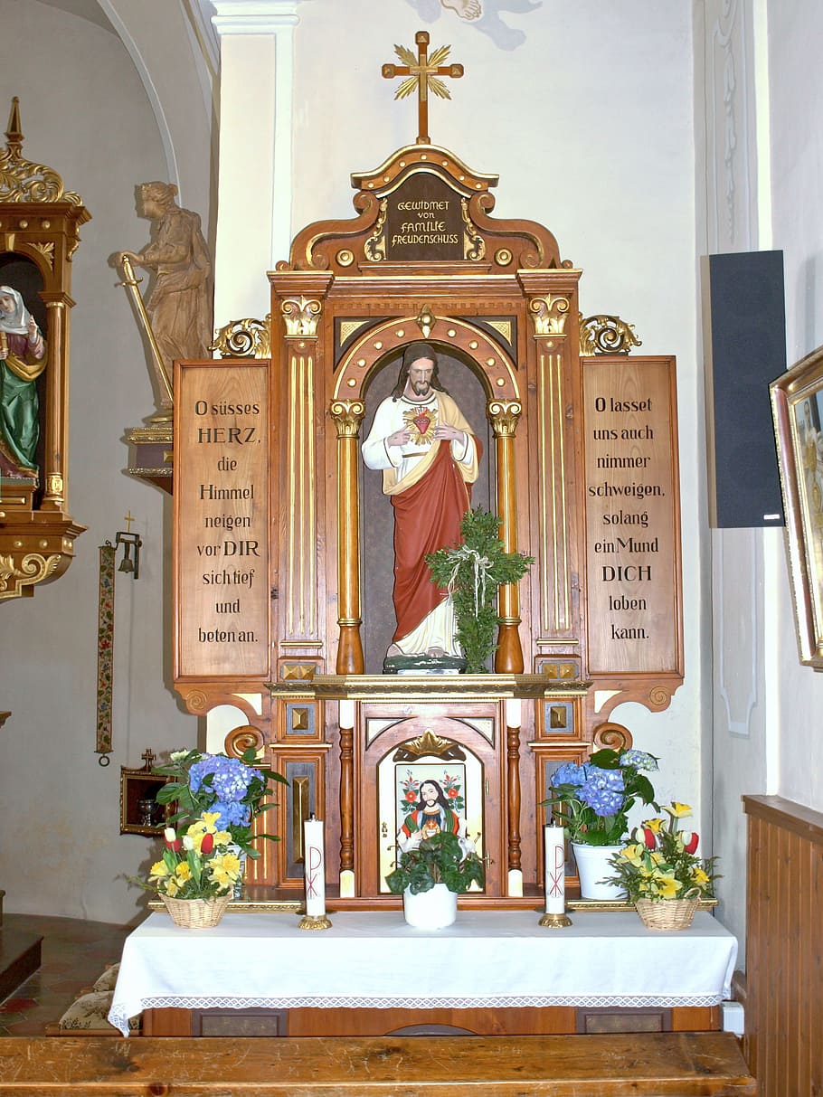karlstift, hl bartholomäus, oltář, interiér, křesťanství, posvátný, kostel, svatý, náboženský, víra, katolík