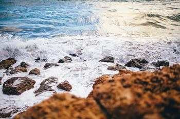 coucher de soleil, bord de mer, vagues, le coucher du soleil, mer, rive, la nature, vague, plage, eau, littoral