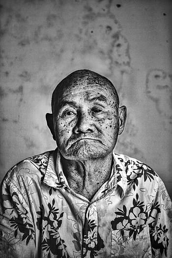 gray, scale photo, man, wearing, collared, button-up, top, gray scale, black And White, people, concepts And Ideas