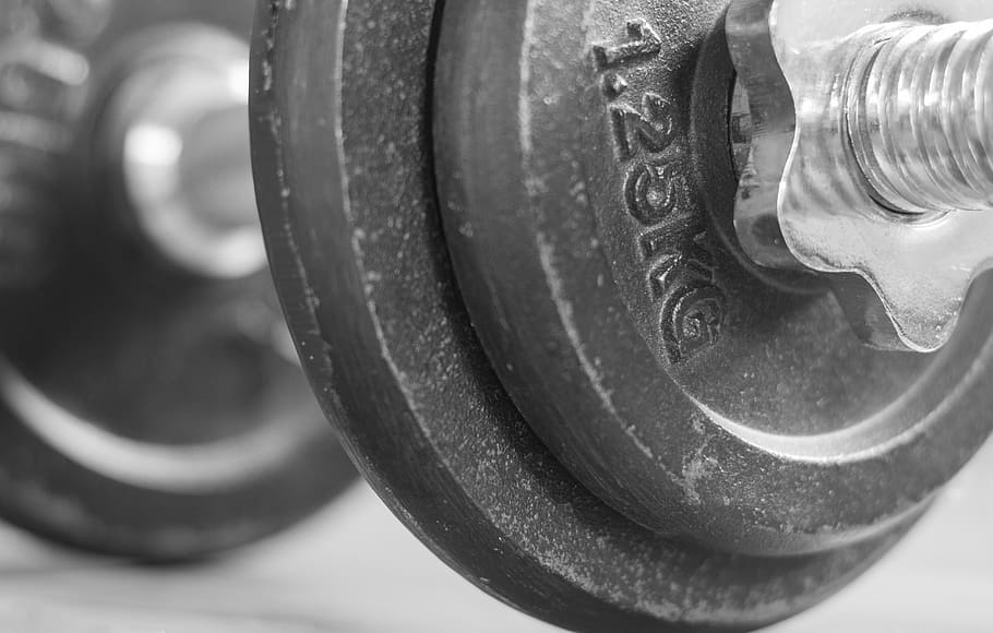 1,25 kg, Černá, nastavitelný, činka, fitness studio, závaží, sport, stavba těla, posilovna, vzpírání, vejít se