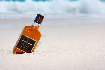Mount gay rum, voda, karibský, alkohol, rum, napít se, oceán, tropický, sklenka, nápoj, barbados