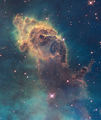nebula digital wallpaper, carina nebula, space, cosmos, gas, dust, pillar, star, formation, light, plasma