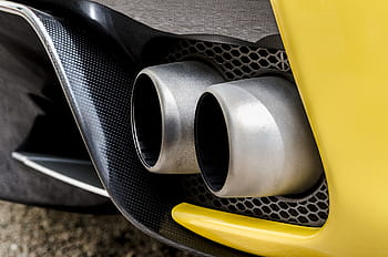 detailní fotografie, šedá, tlumič výfuku vozidla, výfuku, vyčerpat, automobil, znečištění, vozidlo, kouř, auto, Napájení