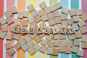 pile, scrabble tile, Equal, Lgbt, Equality, Pride, Rights, rainbow, symbol, large group of objects, adhesive note