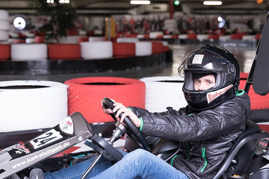 Go Kart, Track, Auto, Race, Child, go kart track, auto, race, go-kart, fun, leisure, bumper cars