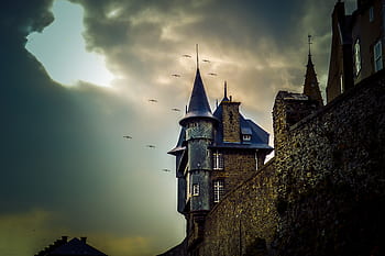 ciemny, Dracula, Francja, wampir, przerażenie, halloween, straszny, przerażający, gotyk, frankenstein, noc
