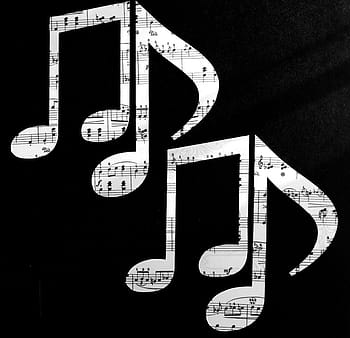 musical, notes, digital, wallpaper, Sheet Music, Contour, Outlines, music, octave, sound, illustration