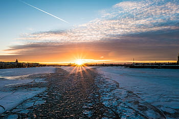 St Petersburg, Sunset, Russia, Winter, evening, beautiful, inimitably, stroll, mood, st petersburg russia, the peter and paul fortress