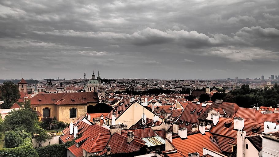 praga, ponte di Carlo, umore, Repubblica Ceca, storicamente, panorama, luce, illuminazione