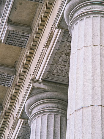 sloupců, město, vyšperkovaný, fasáda, klasický, architektura, mezník, pilíř, římský, dekorace, budova